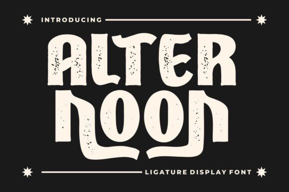 Alternoon: The Perfect Display Font for Handmade Labels and Signs