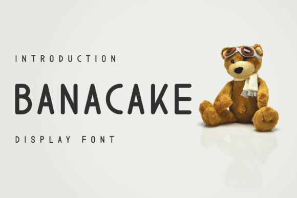Banacake: The Modern Display Font for Handmade Creators