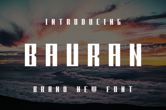 Bauran: The Modern Display Typeface for Scroll-Stopping Visuals