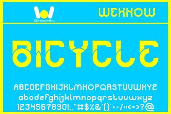 Bicycle Font Review: A Quirky Display Typeface for Campaigns