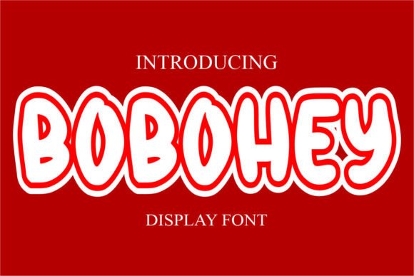 Bobohey: A Playful Display Typeface for Modern Editorial Design