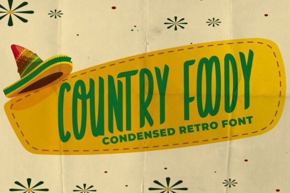 Country Foody: The Retro Display Typeface That Elevates Editorial Design