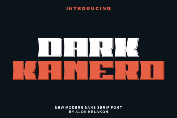 Dark Kanero: The Modern Display Font for Polished Web Design