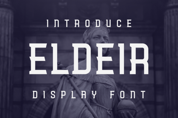 Eldier: The Perfect Display Typeface for Handmade Shop Branding