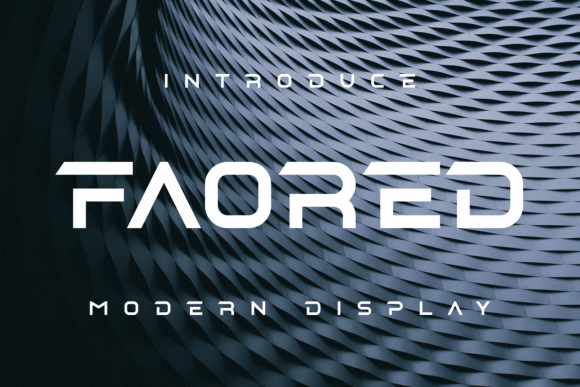 Faored: The Premium Display Font for Modern Editorial Design