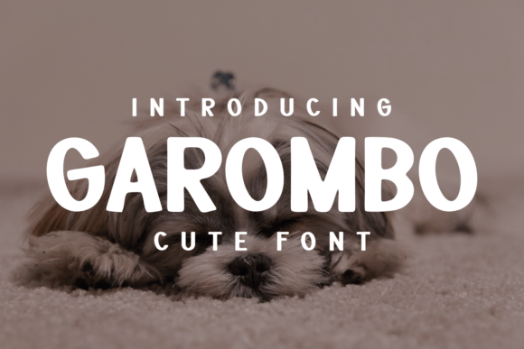 Garombo: A Unique Display Typeface for Modern Web Design