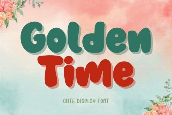 Golden Time: The Perfect Display Font for Warm Brand Identity