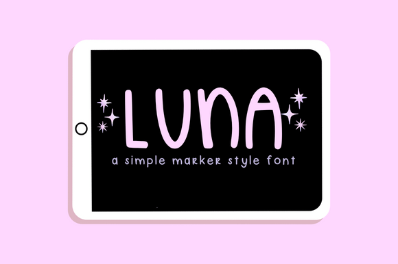 Luna: The Handwritten Display Font That Stops the Scroll