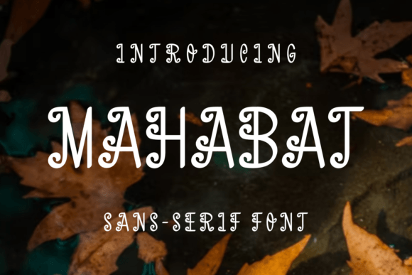 Mahabat: A Premium Display Font for High-Impact Campaigns