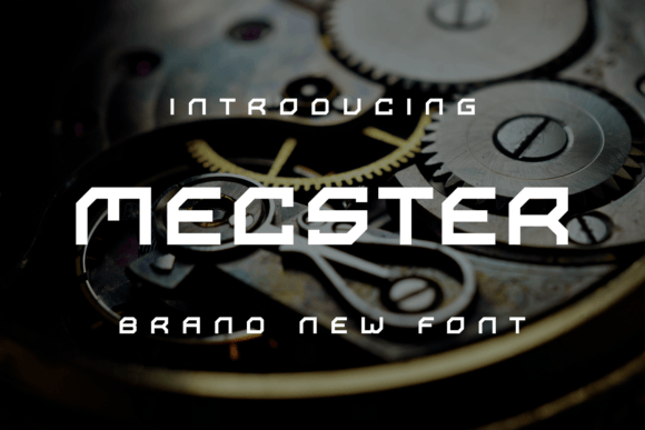 Mecster: The Display Font That Transforms Small Business Branding