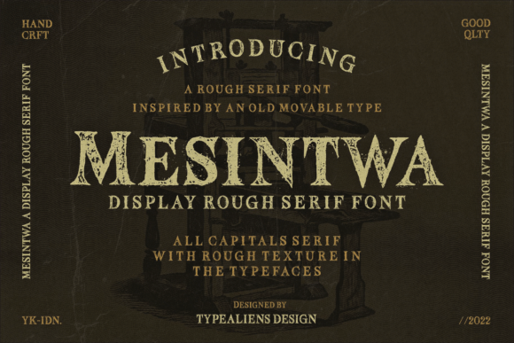 Mesintwa: The Vintage Serif Font for Polished Small Business Branding