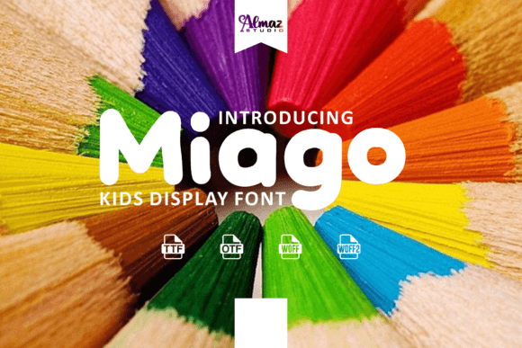 Miago: A Sweet and Bold Brushed Typeface for Modern Web Design
