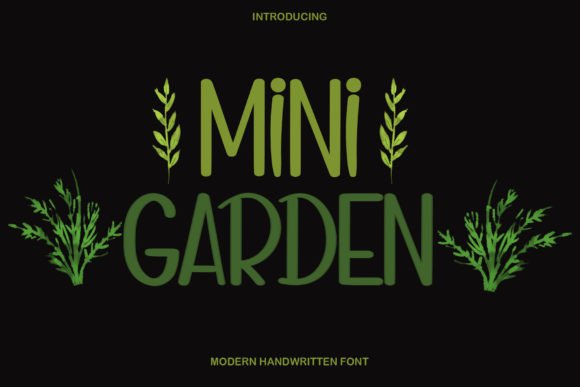 Mini Garden: A Premium Display Font for Campaign Designers