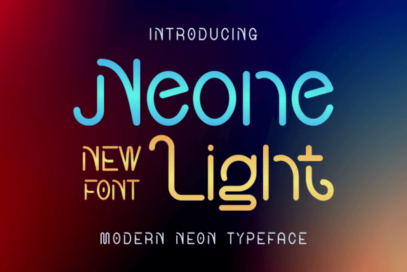 Neone Light: A Bold Display Font for Modern Branding Projects