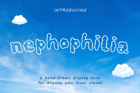 Nephophilia: The Cloudy Display Font That Elevates Your Campaigns