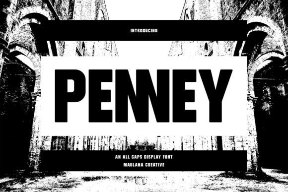 Penney: The All-Caps Display Font That Elevates Campaign Design