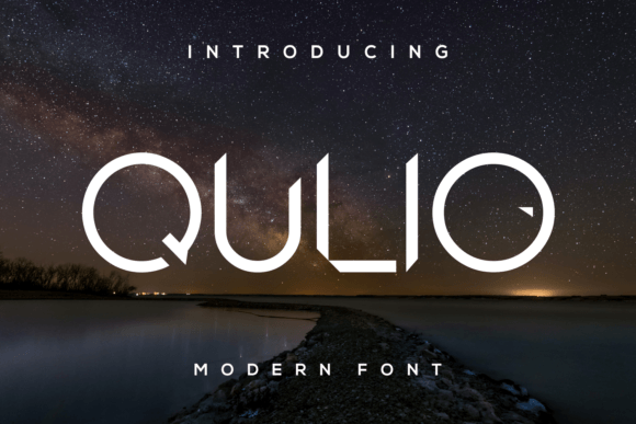 Qulio: The Futuristic Display Typeface for Modern Editorial Design