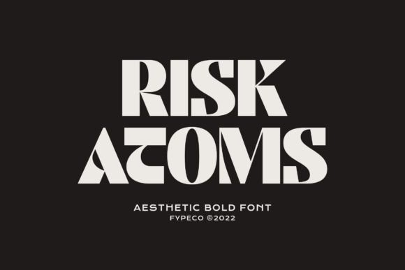Risk Atoms: The Bold Display Font for Memorable Branding
