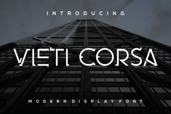 Vietti Corsa: The Perfect Display Font for Handmade Brands