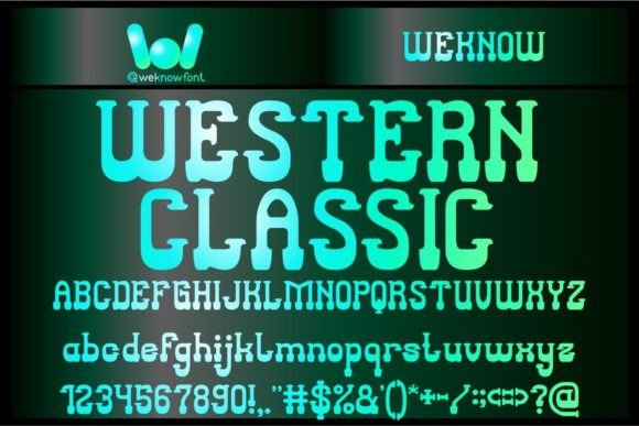 Western Classic: The Retro Typeface That Elevates Small Business Branding